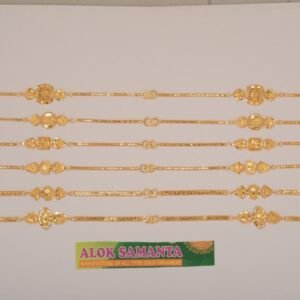 916 Gold  Handmade  Ladies Anklets SANAN03