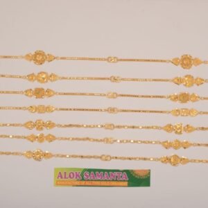 916 Gold  Trending  Ladies Anklets SANAN04