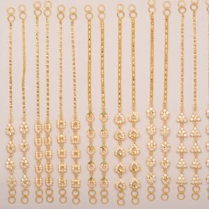 916 Gold  Fancy  Ear Chain SANEC01