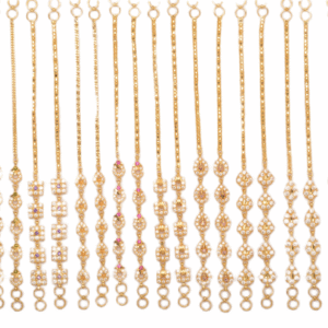 916 Gold Designer Ear Chain SANEC02