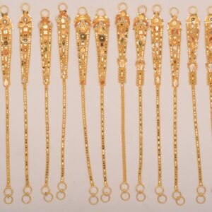 916 Gold  Hallmarked  Ear Chain SANEC03