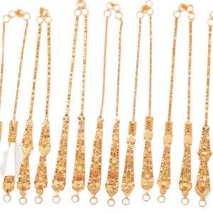 916 Gold Charm Ear Chain SANEC06