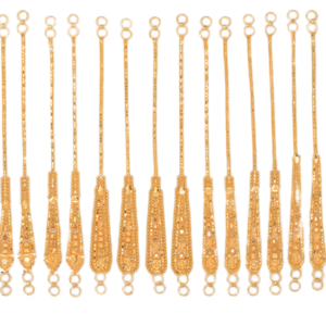 916 Gold Stylish Ear Chain SANEC10