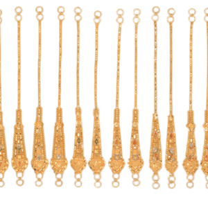 916 Gold Indian Design Ear Chain SANEC11