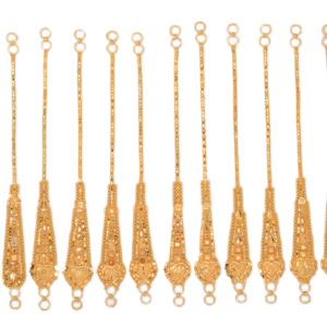 916 Gold Elegant Ear Chain SANEC12
