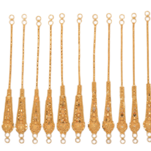 916 Gold Delight Ear Chain SANEC14