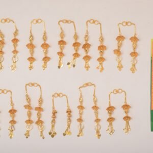 916 Gold  Sparkling   Ear Chain SANEC22