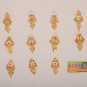 916 Gold Hallmarked Earrings SANER03