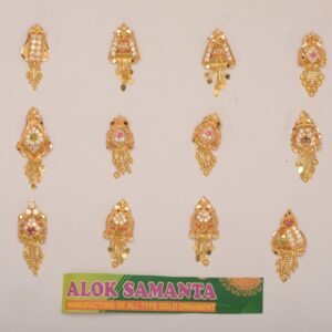 916 Gold Classic Earrings SANER05