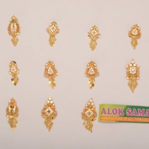 916 Gold Charm Earrings SANER06