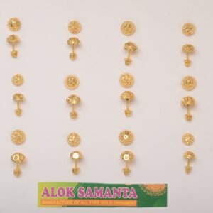 916 Gold Delicate Earrings SANER07