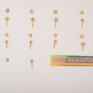 916 Gold Designer Earrings SANER09