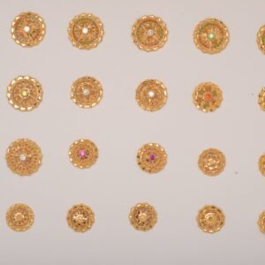 916 Gold Classic Earrings SANER106