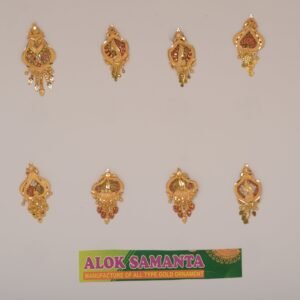 916 Gold Stylish Earrings SANER110