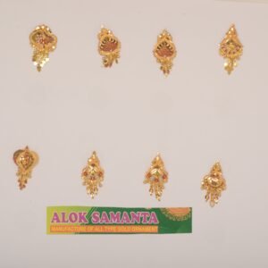 916 Gold Handmade Earrings SANER113