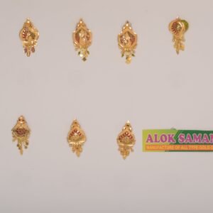 916 Gold Classic Earrings SANER114