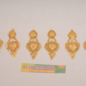 916 Gold Elegant Earrings SANER117