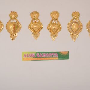 916 Gold Stylish Earrings SANER118
