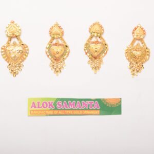 916 Gold Classic Earrings SANER122