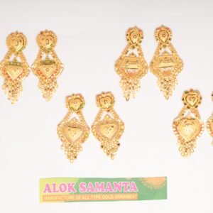 916 Gold Designer Earrings SANER123