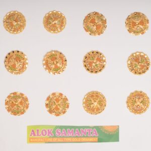 916 Gold Stylish Earrings SANER126