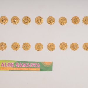 916 Gold Unique Earrings SANER132