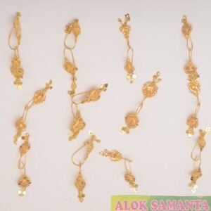 916 Gold Fancy Earrings SANER136