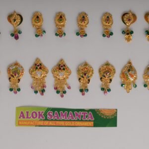 916 Gold Designer Earrings SANER139