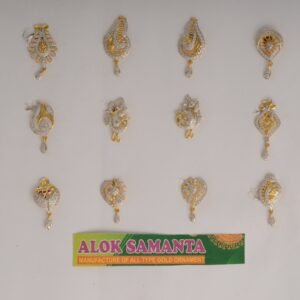 916 Gold Handmade Earrings SANER145