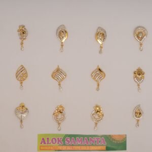 916 Gold Stylish Earrings SANER15