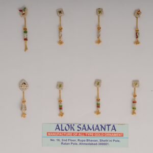 916 Gold Stylish Earrings SANER150