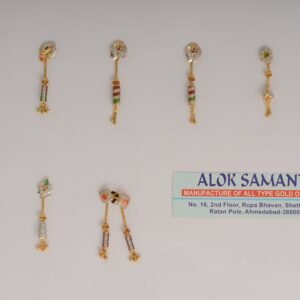 916 Gold Trending Earrings SANER151