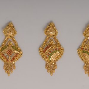 916 Gold Handmade Earrings SANER153