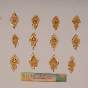 916 Gold Handmade Earrings SANER161