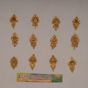 916 Gold Designer Earrings SANER163
