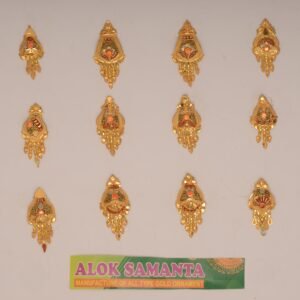 916 Gold Stylish Earrings SANER166