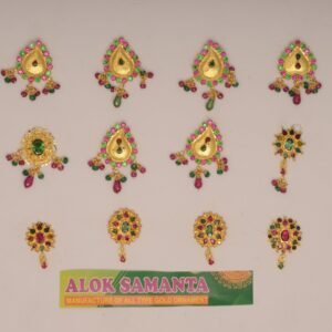 916 Gold Handmade Earrings SANER169