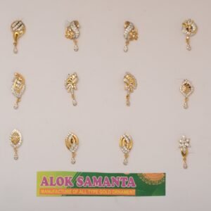 916 Gold Beautiful Earrings SANER17