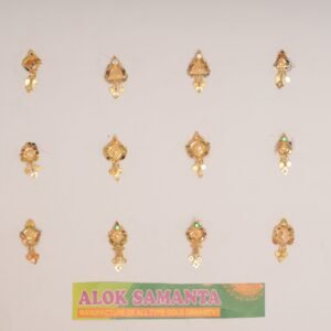 916 Gold Classic Earrings SANER25