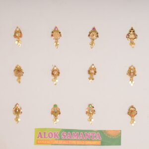 916 Gold Designer Earrings SANER27