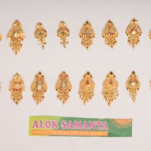 916 Gold Shining Earrings SANER30