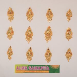 916 Gold Royal Earrings SANER32
