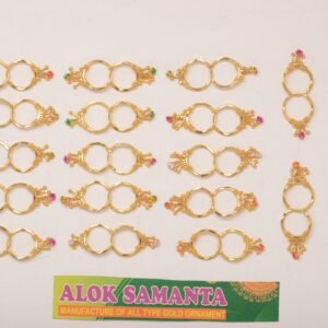 916 Gold Dazzling Earrings SANER38