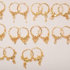916 Gold Daily Wear Earrings SANER39