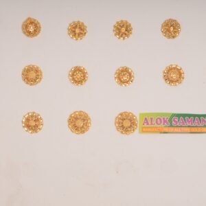 916 Gold Modern Earrings SANER47