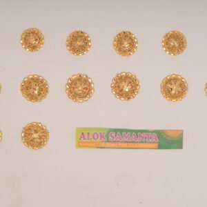 916 Gold Fancy Earrings SANER48