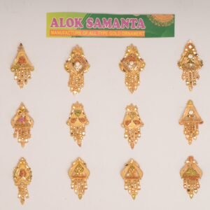 916 Gold Unique Earrings SANER52