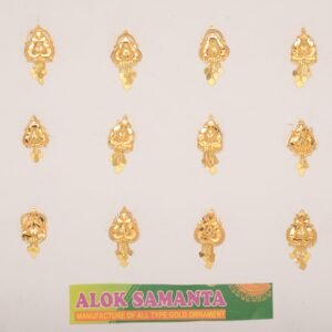 916 Gold Stylish Earrings SANER56