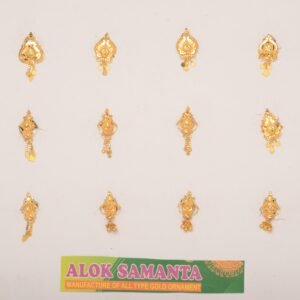 916 Gold Delicate Earrings SANER58