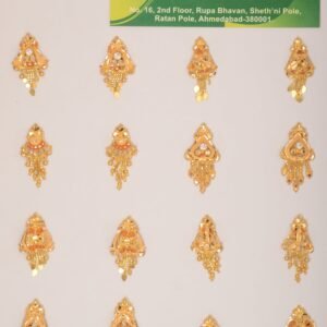 916 Gold Dazzling Earrings SANER71